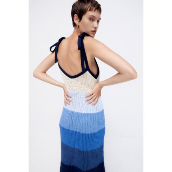 Zara | Limited Edition Crochet Knit Dress - Picture 3 of 5